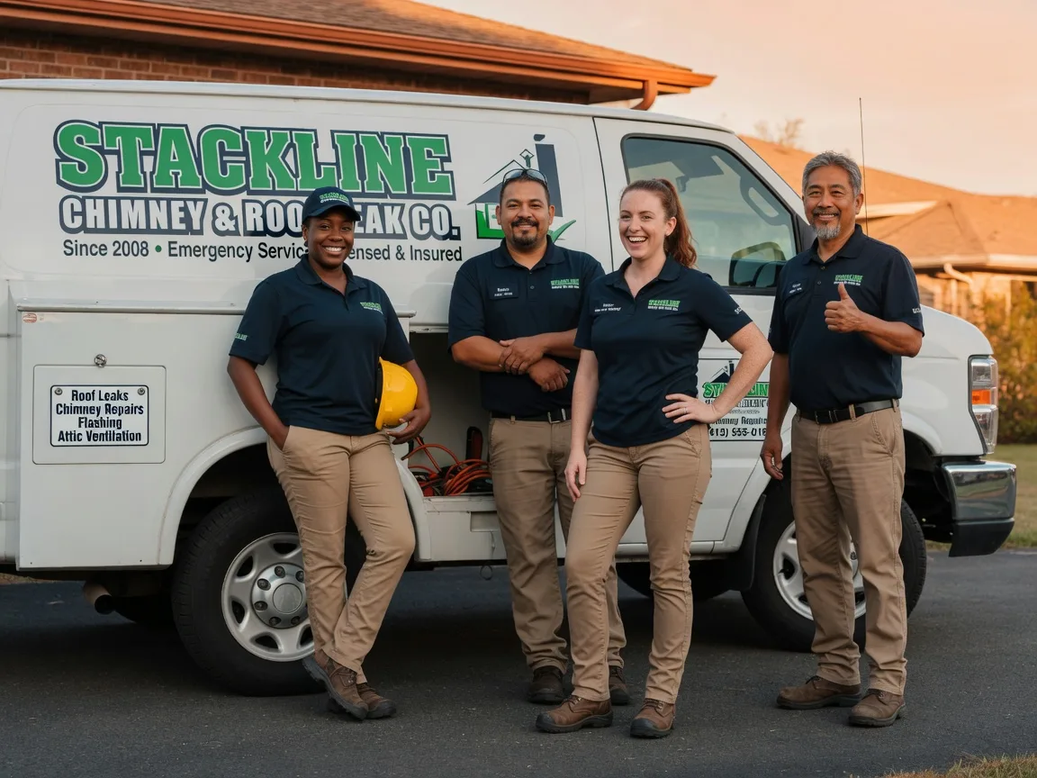 Chimney flashing repair company in Marcellus, MI